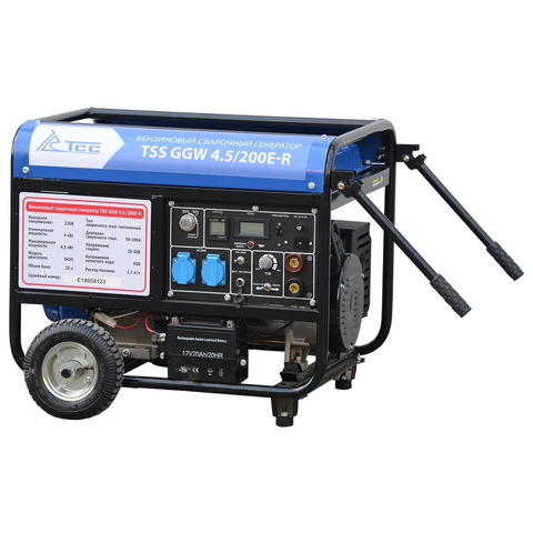 Бензиновый сварочный генератор TSS GGW 4.5/200E-R