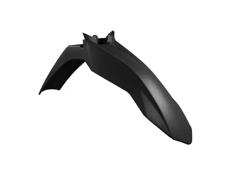 Крыло переднее MC125-250 24 # EC/EX250-300 24 # MCF/ECF250-450 24 чёрное вентилируемое