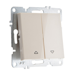 Кнопка 2-клавишная для жалюзи ARVIA Electric, слоновая кость 50021000216