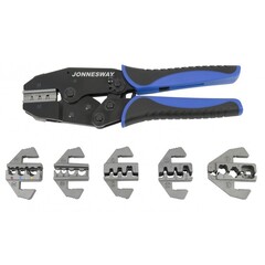 Jonnesway AR030058 Пресс-клещи обжимные со вставками в наборе, 7 предметов