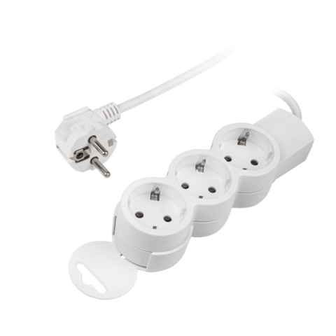 Удлинитель бытовой ФАZА FG-03-300 3x3,0 с заземлением, 10А 5051645 JazzWay