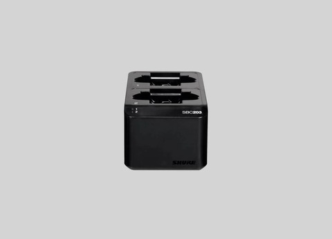 Двухпортовая зарядная док-станци для аккумуляторов SB903 и передатчиков SLX-D Shure SBC203-E