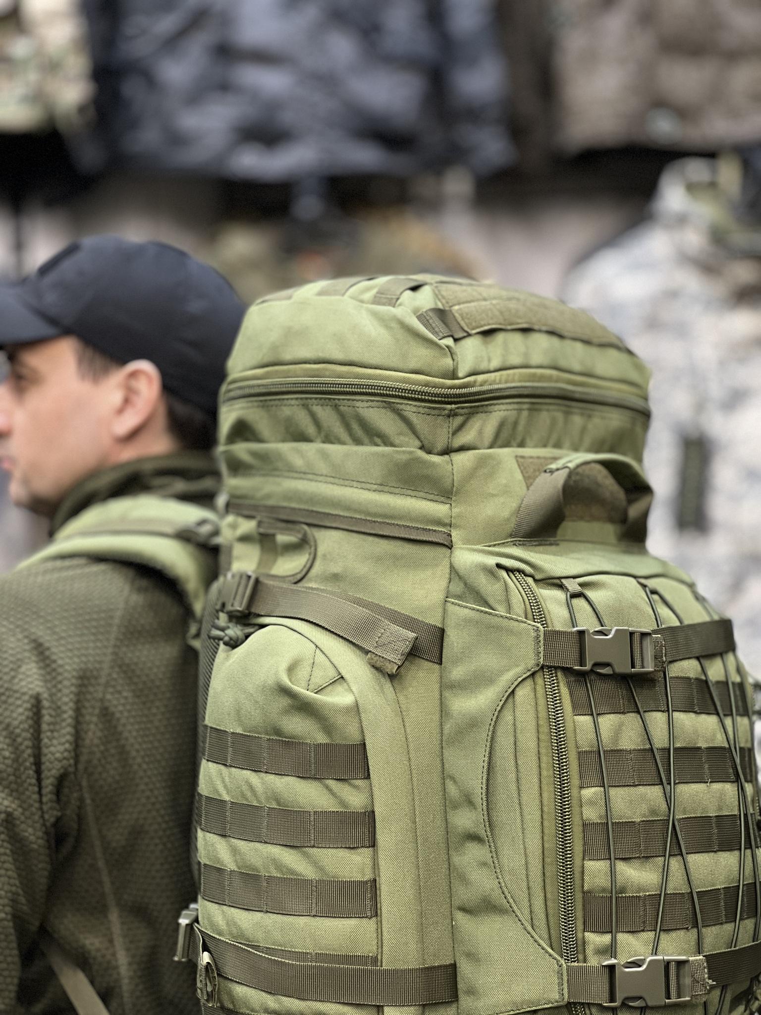 Рюкзак рейдовый 7.62, 100 л, Олива