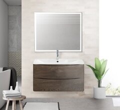 BelBagno Acqua ACQUA-1000-2C-SO-RNG Тумба под раковину подвесная, 100x45.5, цвет: Robere Nature Grigio фото