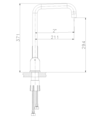 Смеситель для кухни из нержавеющей стали LEMARK EXPERT – LM5073S