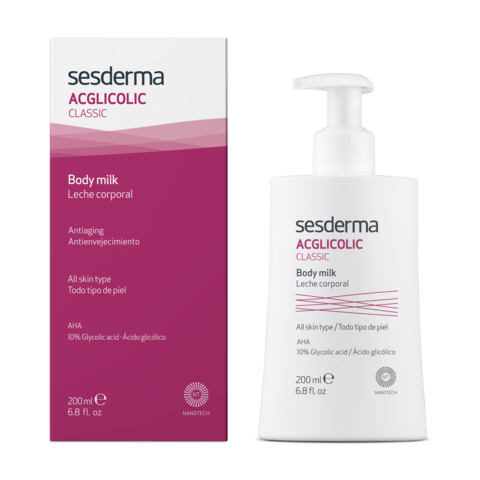 Увлажняющее молочко для тела ACGLICOLIC CLASSIC BODY MILK, 200мл