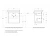 BelBagno Neon NEON-600-2C-SO-PB Тумба под раковину подвесная, 60x41.5, цвет: бежевый