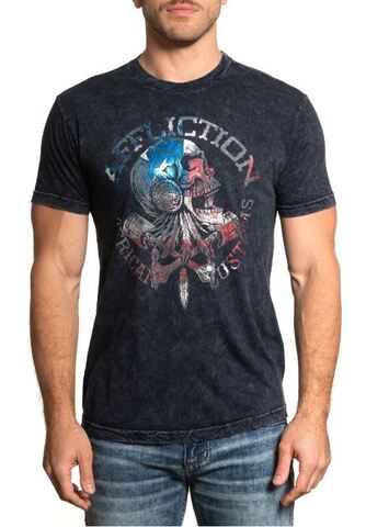 Affliction | Футболка мужская AC DRAG RACE A25762 перед