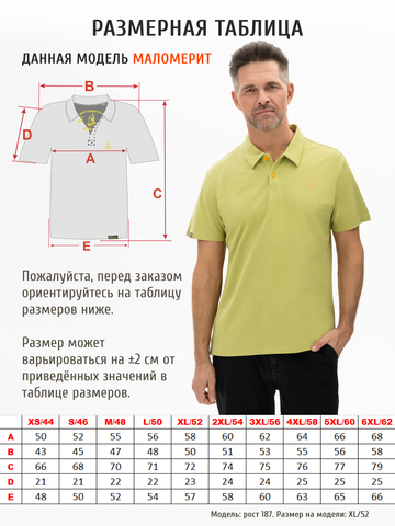 Поло фисташкового цвета