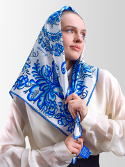 Платок «Гжель»
