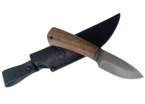 Нож для снятия шкур, Добрый, сталь 95х18, орех, ввёртыш, АиР