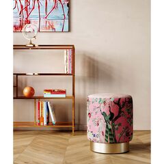 Пуф Cherry Peacock Brass Ø32 см