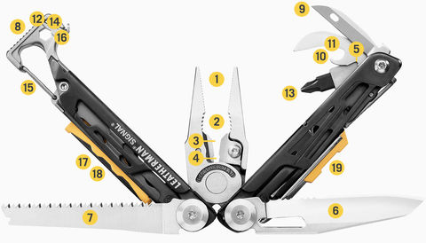 Мультитул Leatherman Signal, 19 функций, нейлоновый чехол (832265) | Multitool-Leatherman.Ru