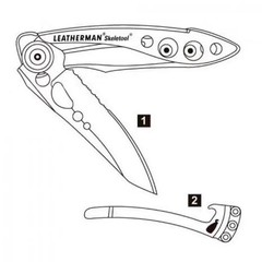 Складной нож Leatherman Skeletool KBX Sublime (832384) | Multitool-Leatherman.Ru