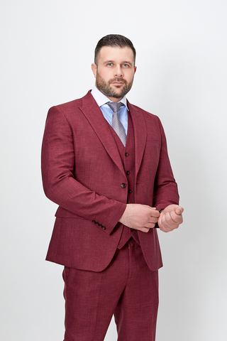 Костюм мужской - тройка Slim Fit Slavasio 56/798