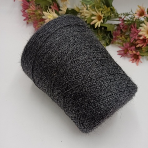 100% шерсть Transilana British wool - Charcoal 450м/100гр