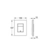 GROHE Skate Cosmopolitan 38732SD0 Клавиша смыва для унитаза