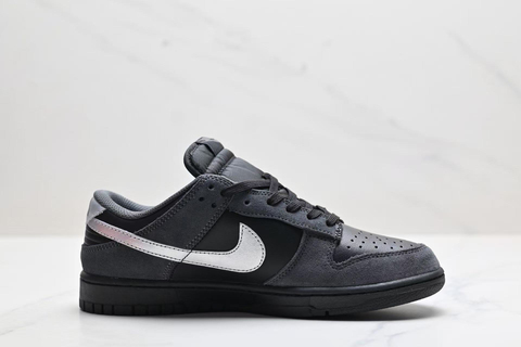 Nike Dunk Low 'Black/Metallic Silver' 