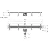 Cezares LUX-LD-80-Cr Душевой лоток 80 см