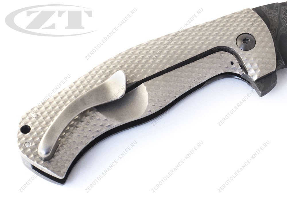 Нож Hydra Zirconium Damascus Les George - фотография 