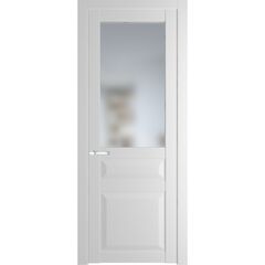 Межкомнатная дверь эмаль Profil Doors 1.5.3PD крем вайт остеклённая