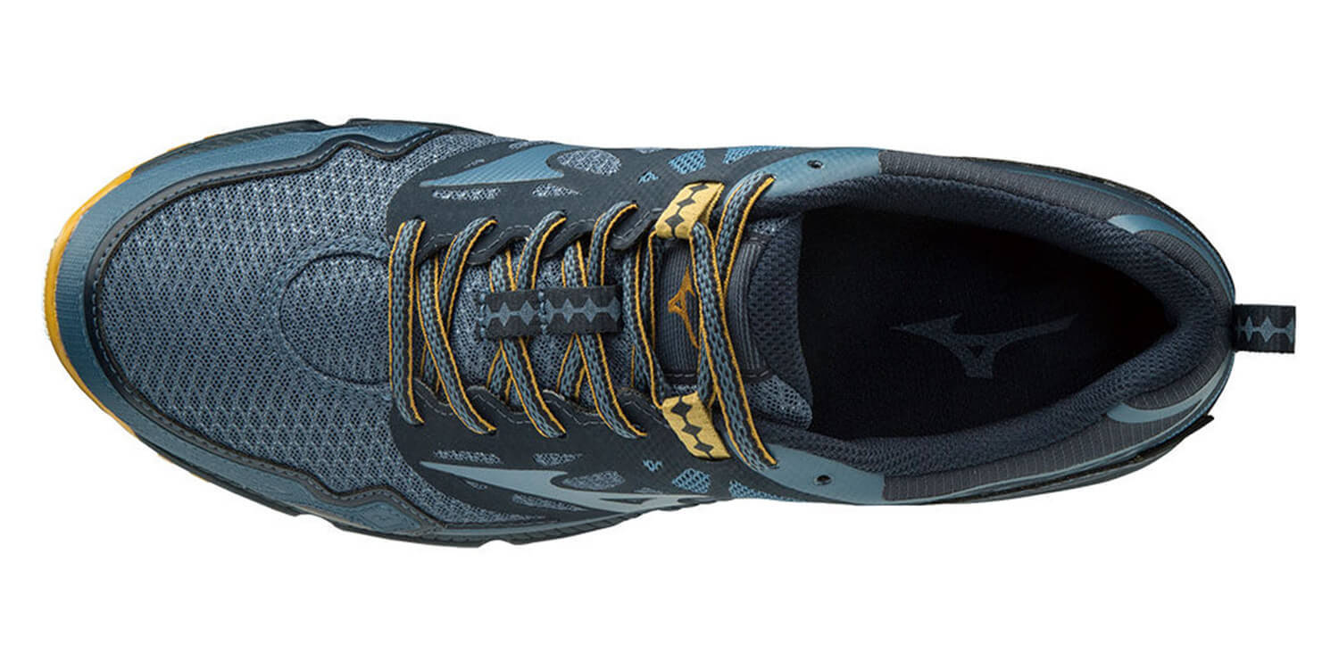Mizuno Wave Daichi 4 GoreTex беговые кроссовки мужские синие - 3