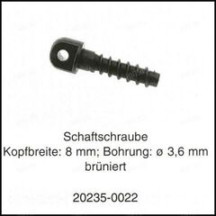 Основание быстросъемной антабки 8mm/D3.6mm (саморез) RECKNAGEL