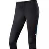 Asics Stripe Knee Tight тайтсы для бега женские черные-синие - 1