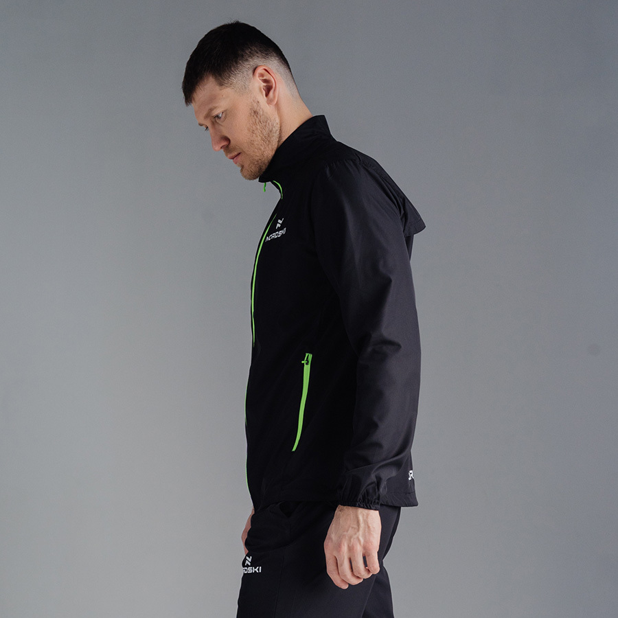 Nordski Motion Run костюм для бега мужской Black-Yellow - 4