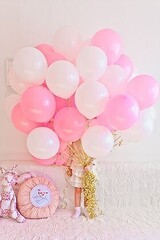 Нежно-розовый набор из 30 шаров