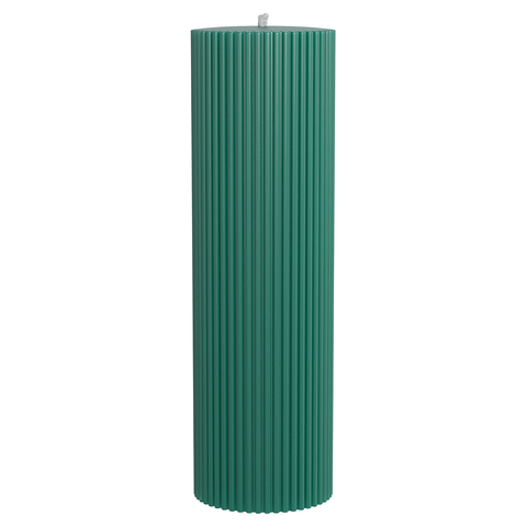 Декоративная свеча 6х20см SCANDYLAB Empire Dark green SL-EL05