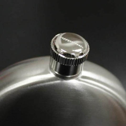 AceCamp S/S Flask Round shape 5OZ карманная фляга
