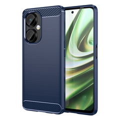 Чехол синего цвета в стиле карбон для Oneplus Nord CE3 Lite, серия Carbon от Caseport