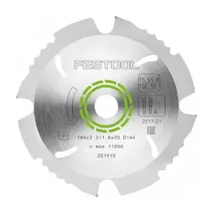 Пильный диск с алмазным зубом 160x2,2x20 DIA4 FESTOOL 201910