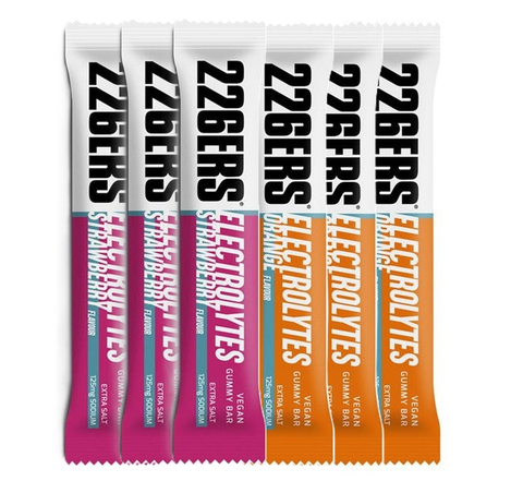 Набор энергетических мармеладных батончиков 226ERS Vegan Gummy Bar апельсин-клубника