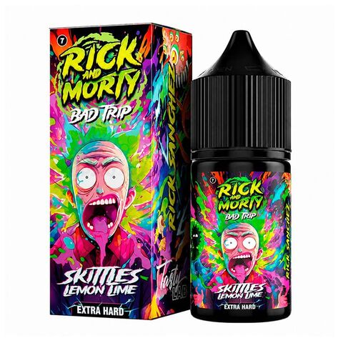 Rick & Morty Bad Trip Salt 2% Extra HARD 30 ml - Скитлс Лимон Лайм