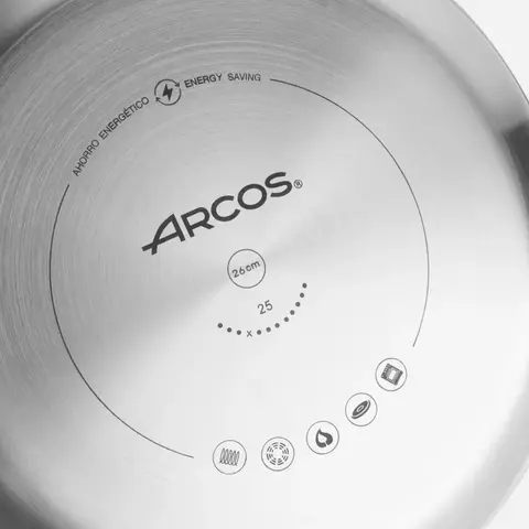 Сковорода d 26 см, для индукционных плит ARCOS Samoa Inox арт. 726400