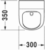 Duravit ME by Starck 2809310093 Писсуар