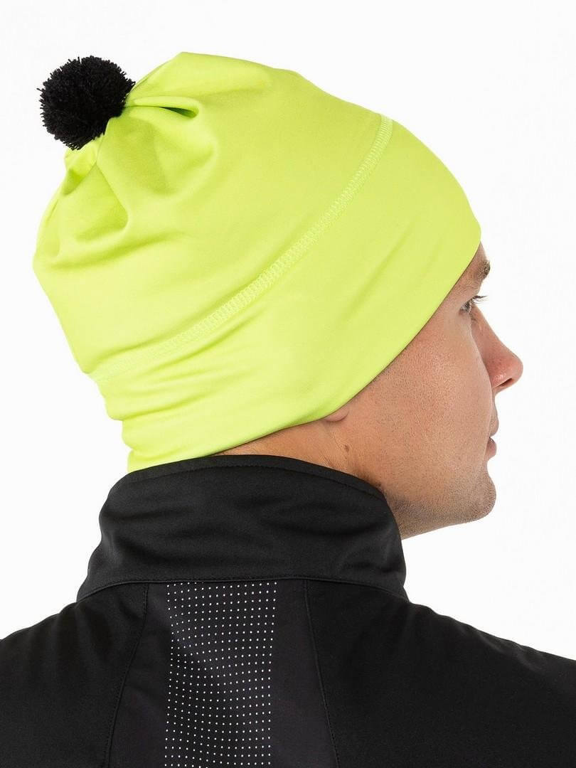 Лыжная шапка Moax Tauri Stretch лайм - 4