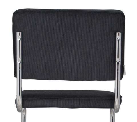 Барный стул Zuiver Ridge Rib - black (75 см) - 1500202