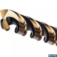 KRAFTOOL COBALT-8, 8.0 х 117 мм, сталь М42, HSS-Co(8%), сверло по металлу (29656-8)