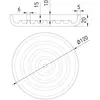 Salini Gocce 1902201 Мыльница, цвет: белый