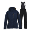 Горнолыжный костюм женский 8848 Altitude Folven Poppy navy-black - 1