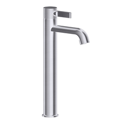 Gessi Inciso 58004#149 Смеситель для раковины на 1 отверстие, высокий h=337мм, без донного клапана Цвет: finox фото