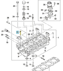 БОЛТ БУГЕЛЯ РАСПРЕДВАЛА NEXIA DOHC; CRUZE, LACETTI, AVEO ДВИГ D3 GM