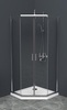 BelBagno Uno-195 UNO-195-P-2-90-C-CR Душевой уголок пятиугольный, 90x90, цвет: хром
