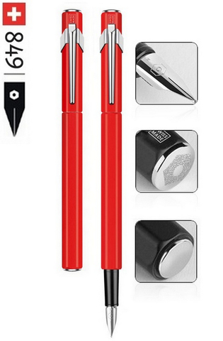 Ручка перьевая Caran d'Ache  849 Office Classic Seasons Greetings Red, M (840.570)