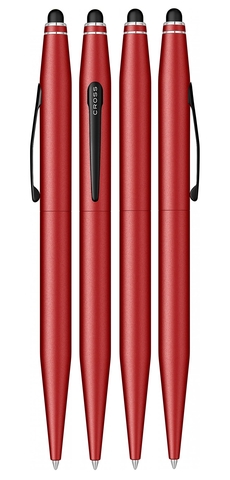 Ручка шариковая Cross Tech2, Red со стилусом, M, BL (AT0652-8)