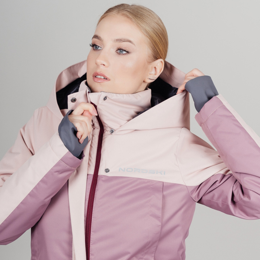 Теплая парка женская Nordski smoke rose - 7