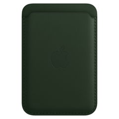 Карман-Чехол для телефона APPLE iPhone Leather Wallet with MagSafe - Sequoia Green (MM0X3ZM/A)
